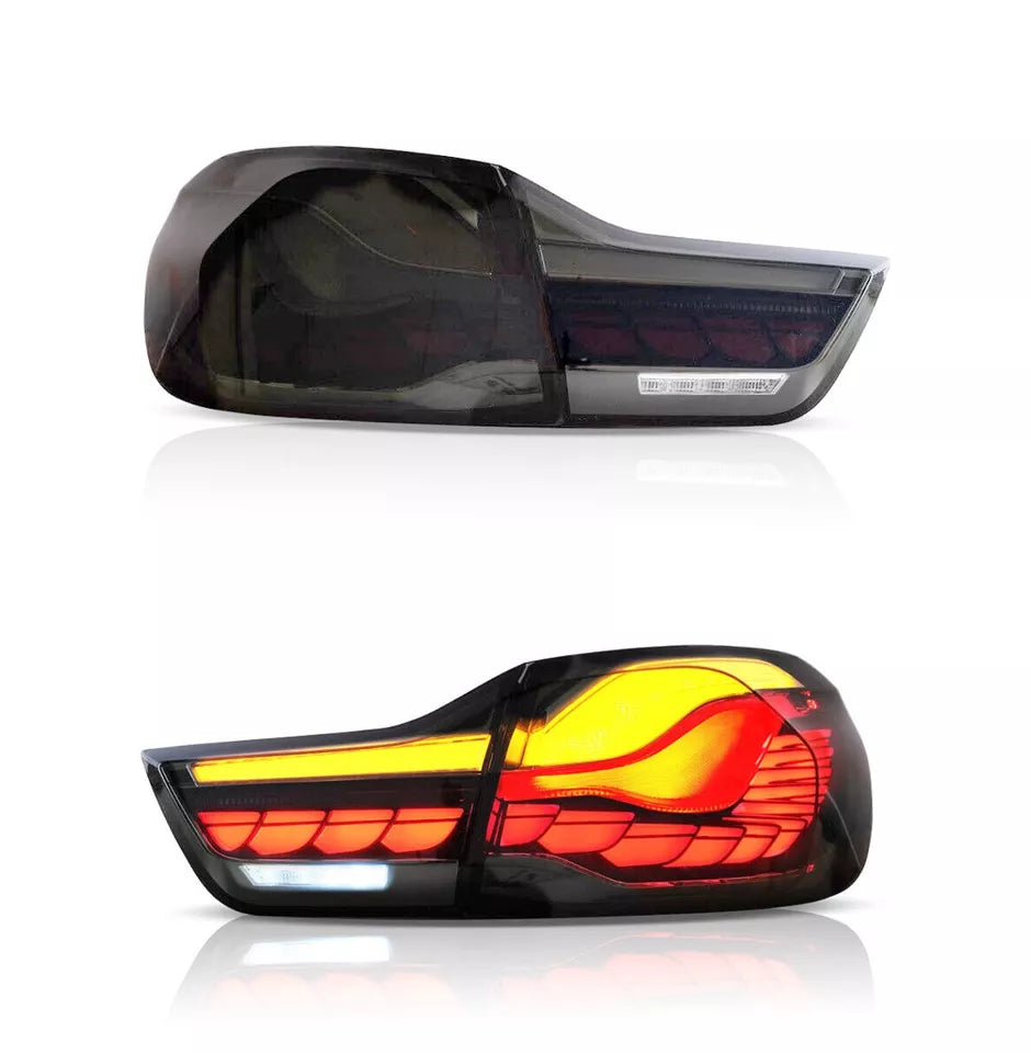 2X SMOKED LED TAIL LIGHTS LAMPS FOR BMW 4 SERIES & M4 F82 F83 F32 F33 F36 14-20